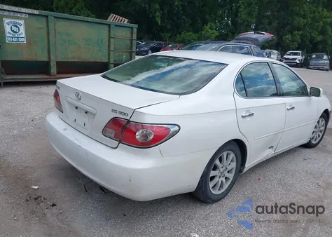 2003 Lexus Es 300 из США, поврежденный, VIN JTHBF30G430141548